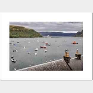 The harbour at Portree -  Isle of Skye, Scotland Posters and Art